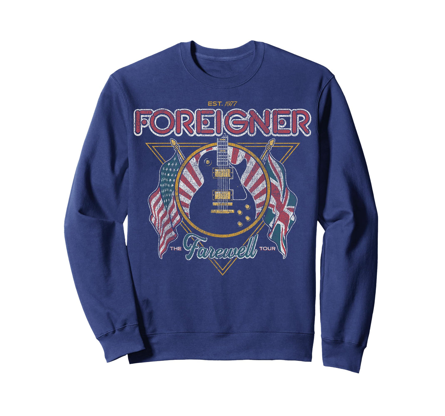 Foreigner Guitar Flag T-Shirt