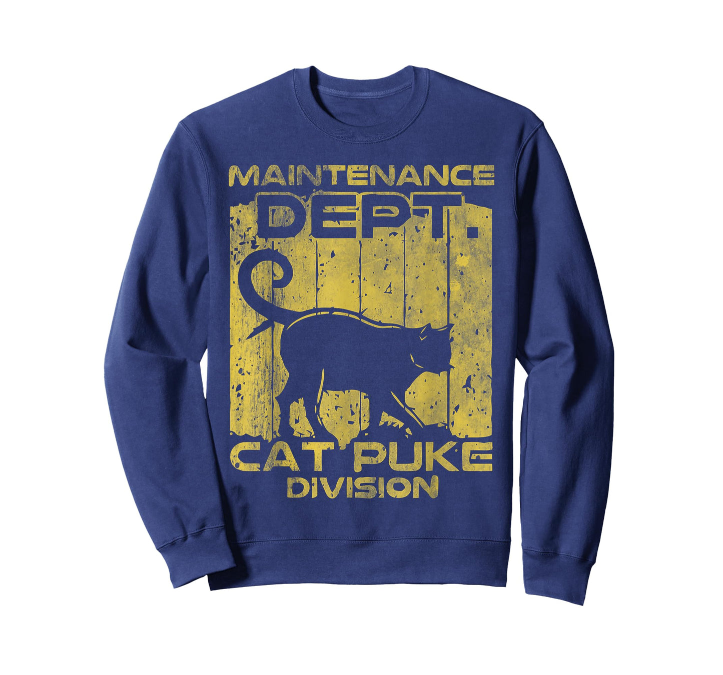 Maintenance Dept Cat Puke Division T-Shirt for Men Women