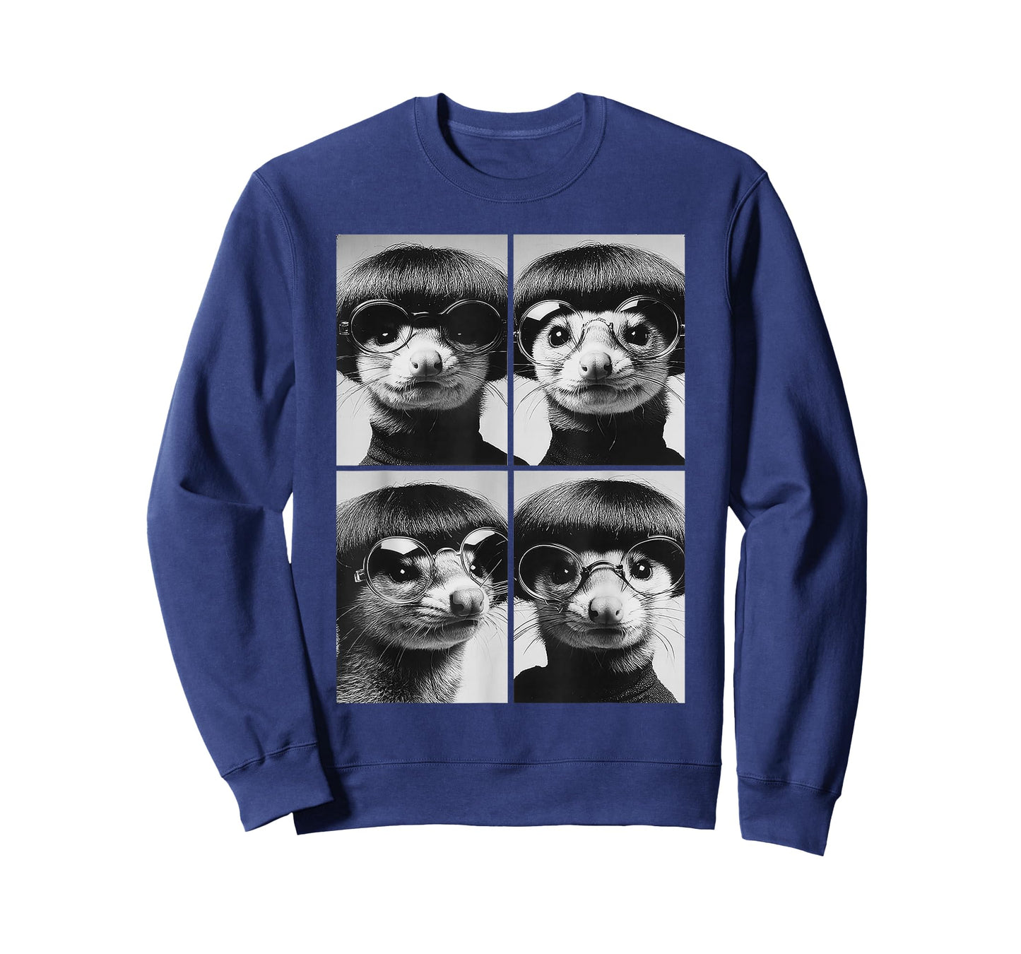 Funny Opossums with Sunglasses Forest Animals Bob Haircut T-Shirt