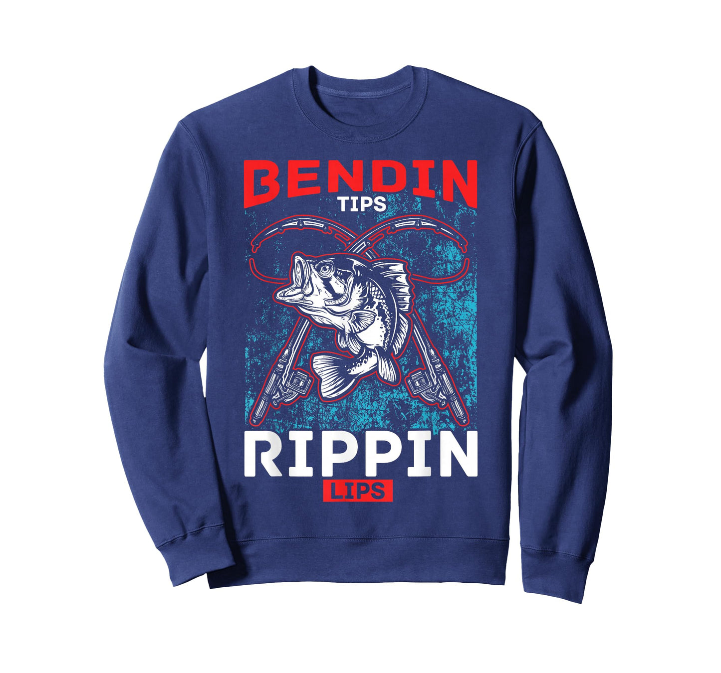 Bending Tips Ripping Lips Fishing Humour Gift T-Shirt