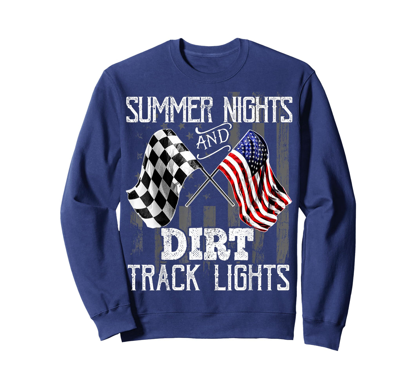 Summer Nights Dirt Track Lights Racing Motocross Gift Men T-Shirt