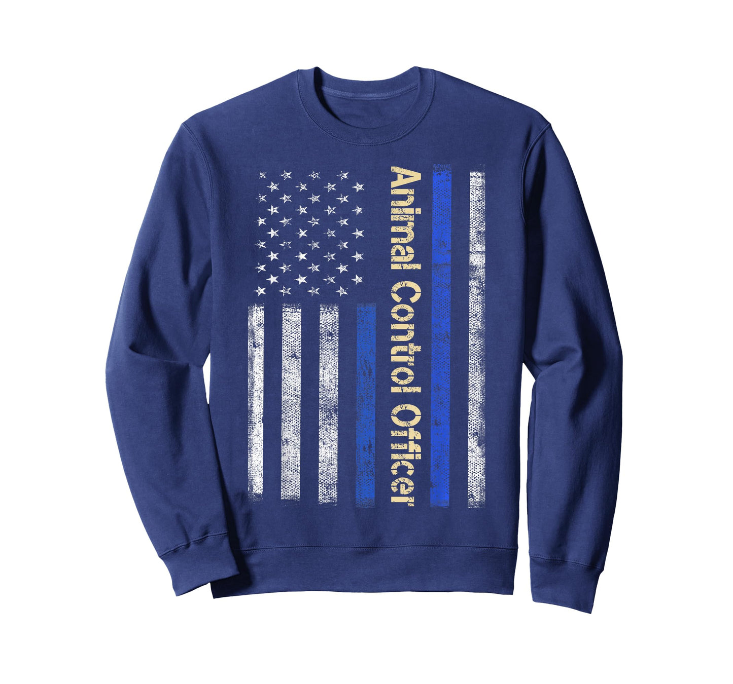 Vintage USA Animal Control Officer American Flag Patriotic T-Shirt