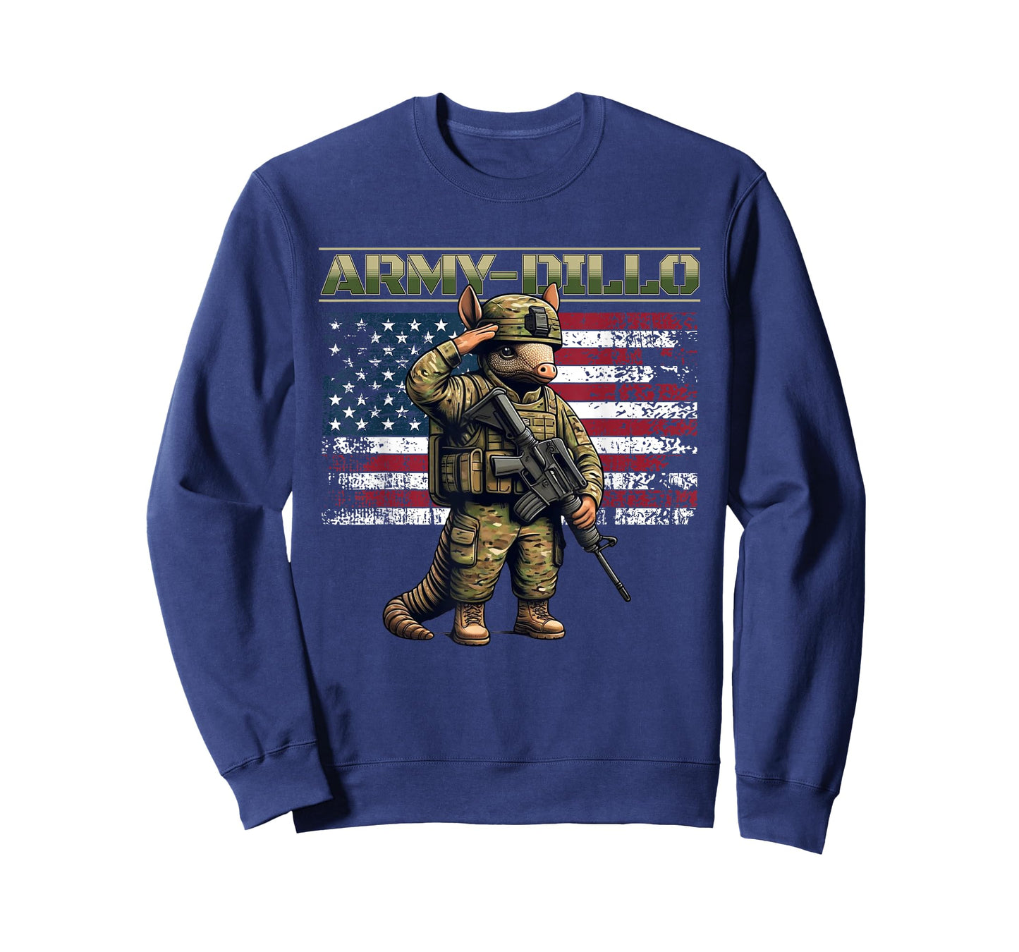 Army-Dillo, funny patriotic army armadillo T-Shirt for Women Men
