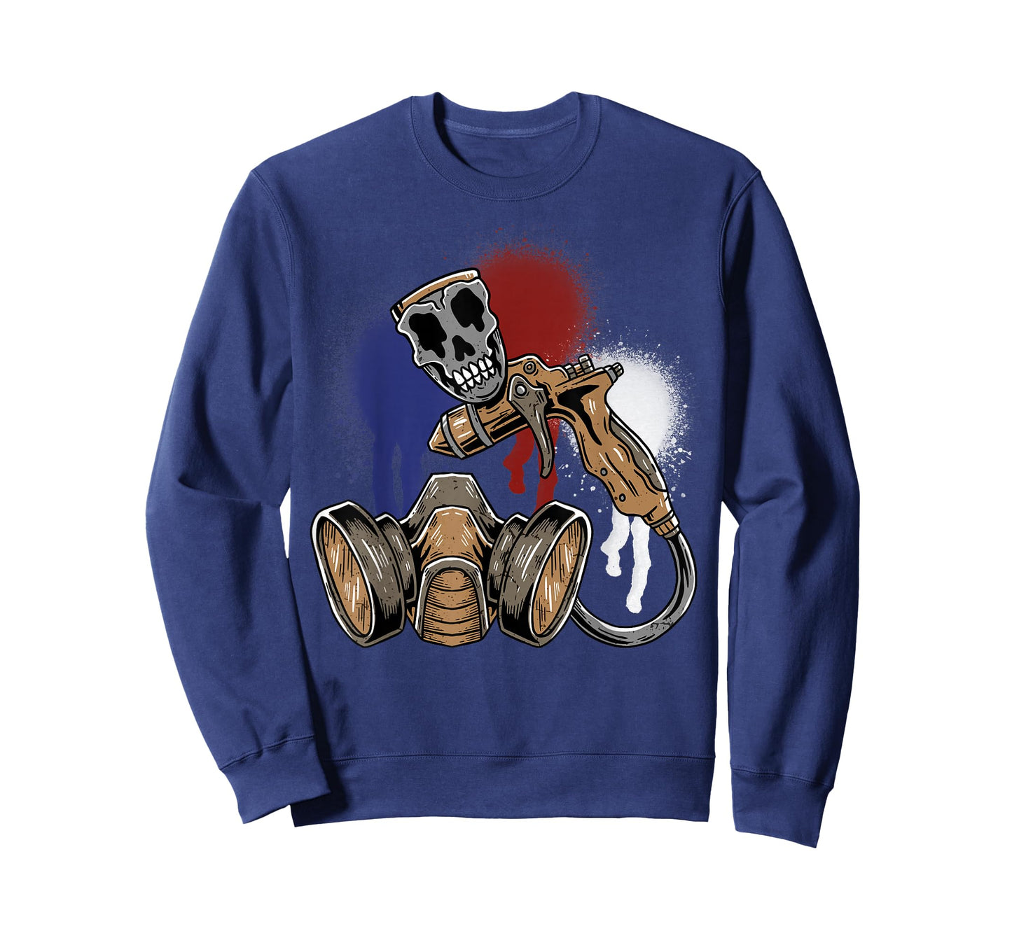 Auto Body Mask Vehicle Sprayer Skull Automotive Car Painter T-Shirt