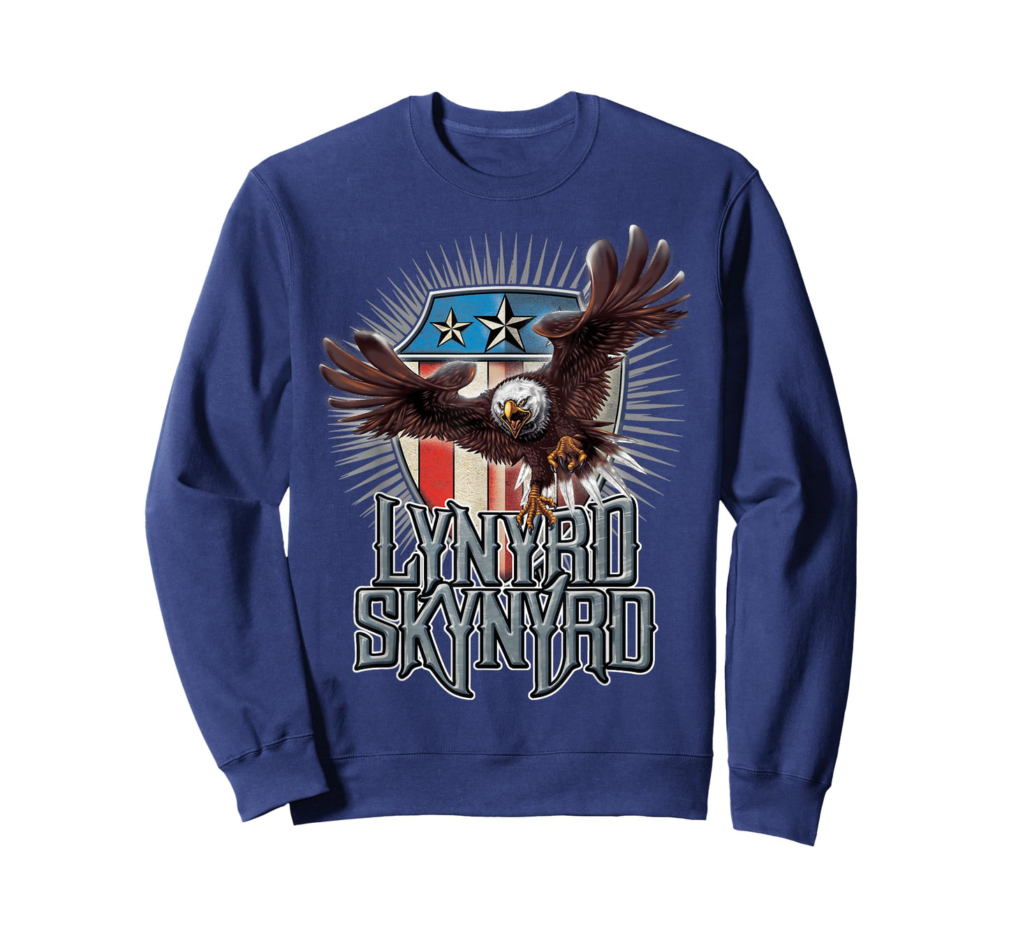Lynyrd Skynyrd Pick Em Up Eagle Free Bird Stars Stripes Rock T-Shirt