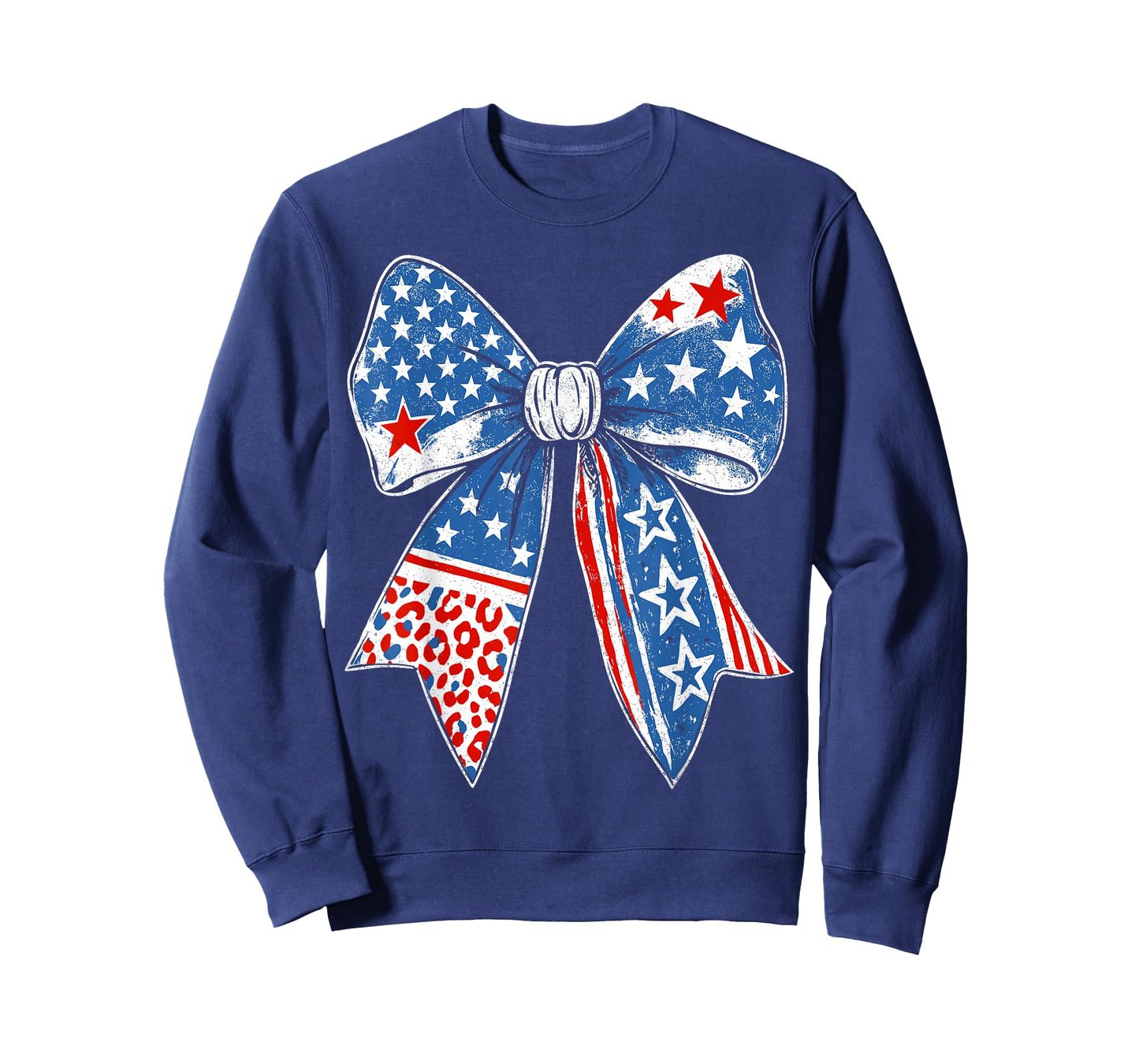 Cute Coquette Bow Patriotic Independence Day Bow 4th of July T-Shirt