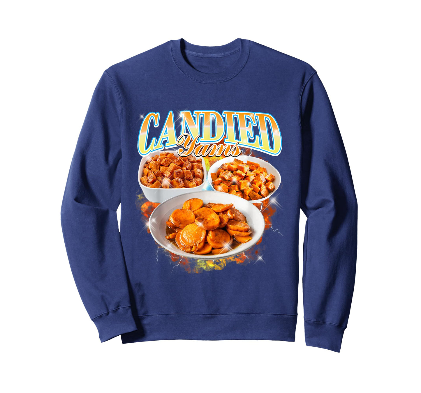 Thanksgiving Candied Yams Bootleg 90's Rap Rock Vintage T-Shirt