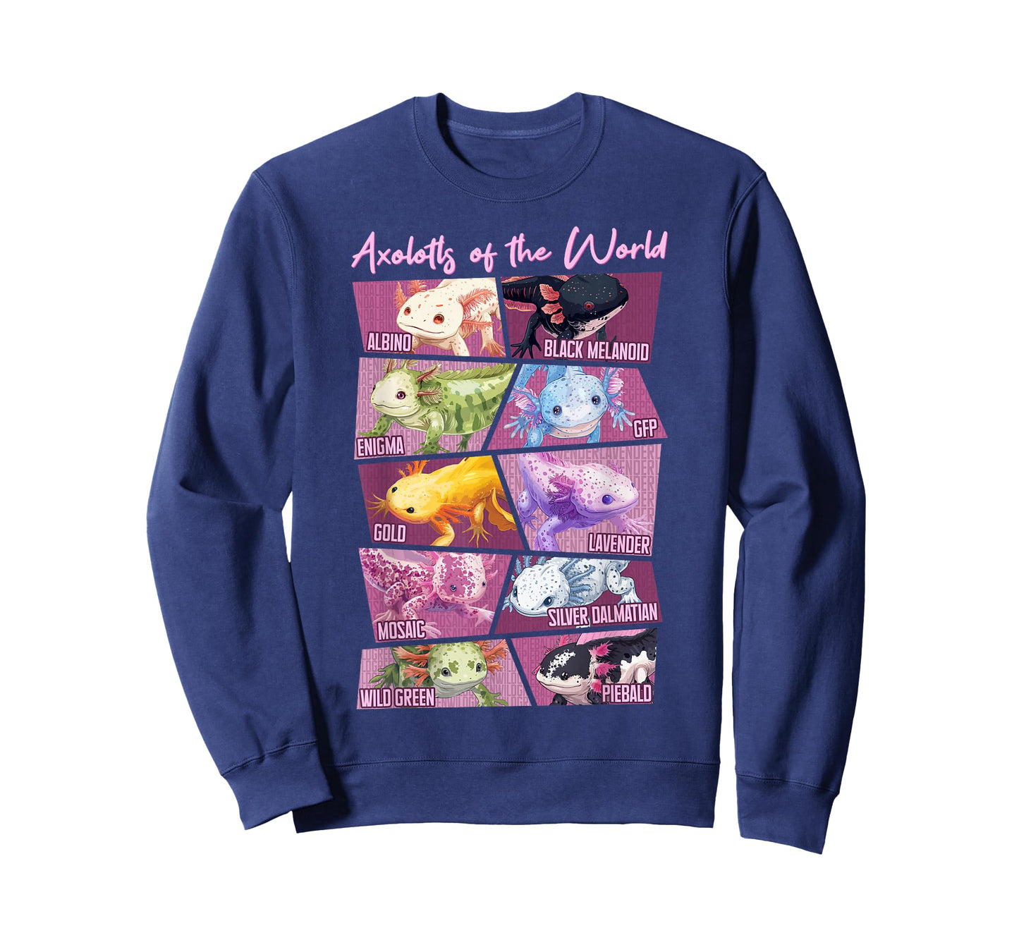 Axolotl Shirts for Girls Women Boys Axolotls of The World T-Shirt