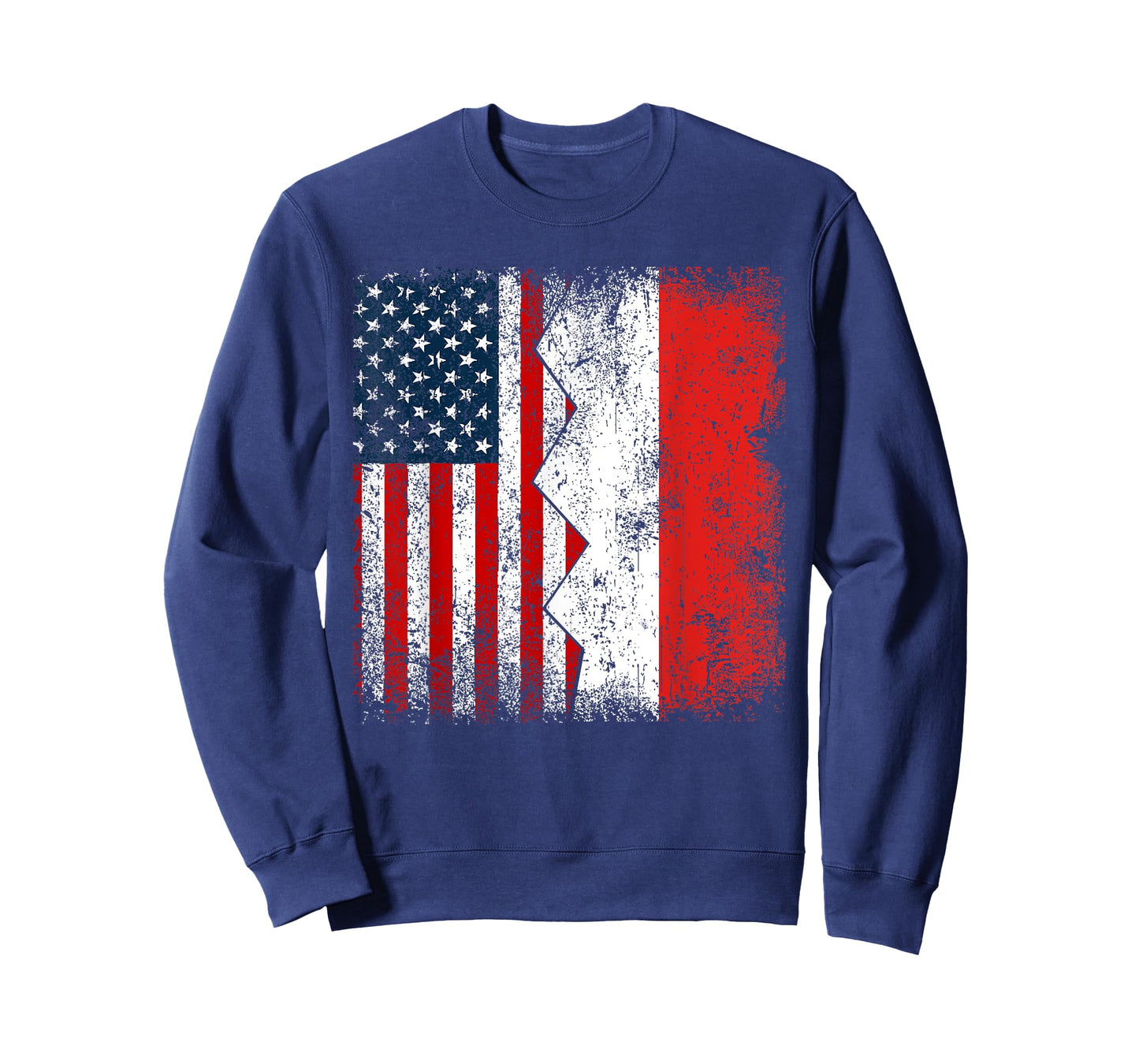 Indonesian Roots | Half American Flags | America Indonesia T-Shirt