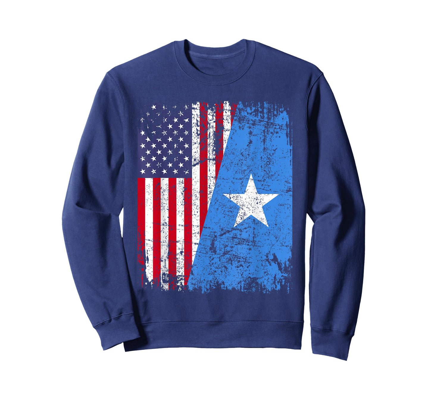 SOMALI ROOTS | Half American Flag | SOMALIA T-Shirt