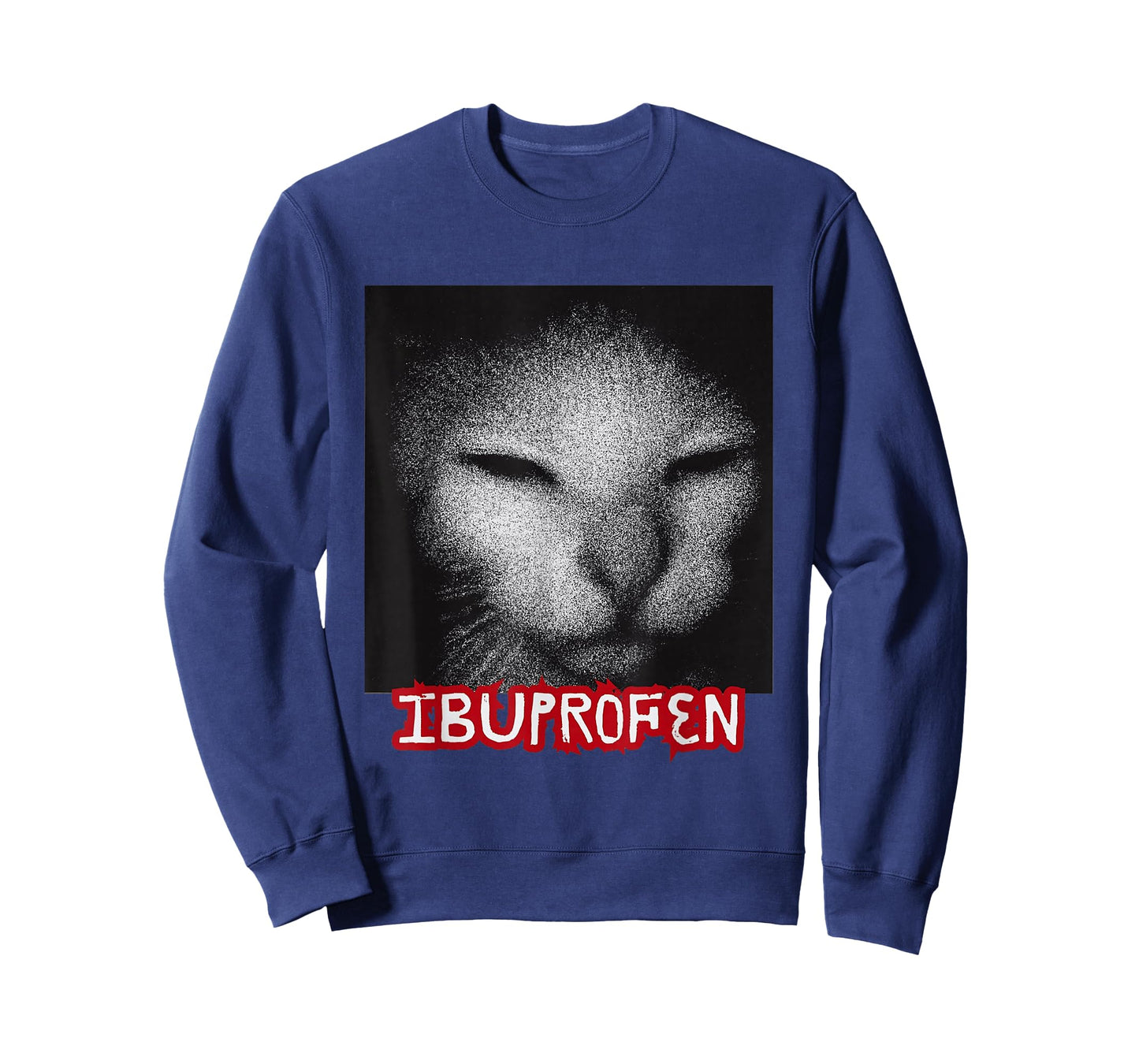 Ibuprofen Funny Cat Meme Vintage Unhinged Cringe T-Shirt