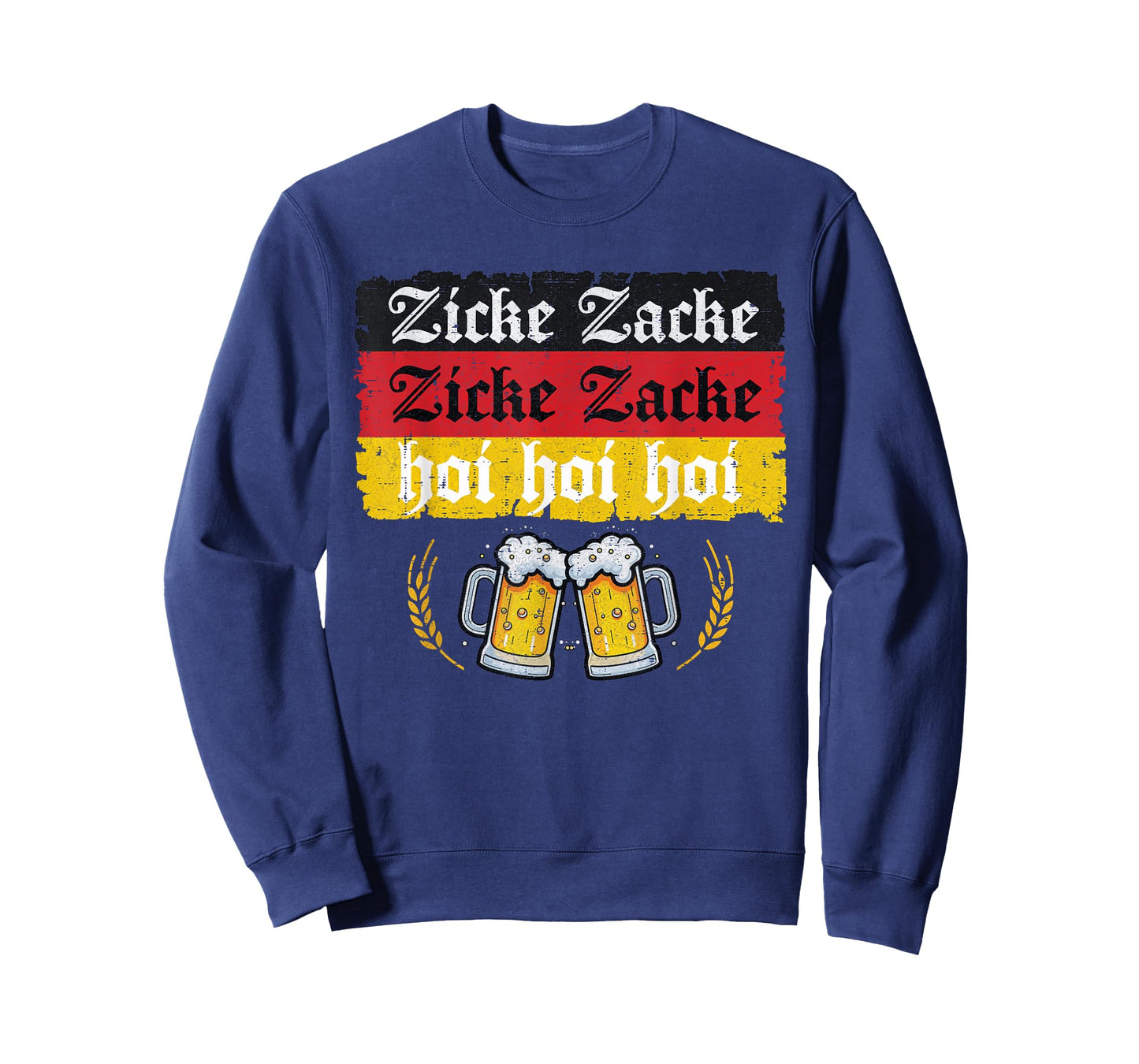 Zicke Zacke Hoi Oktoberfest German Flag Party Funny T-Shirt