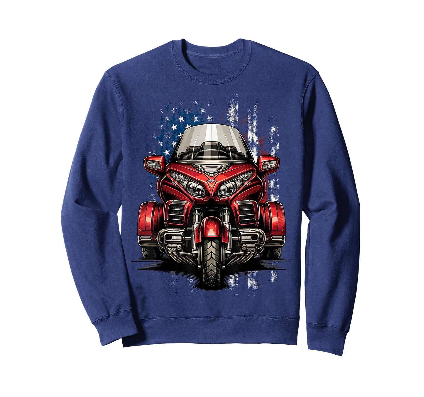 Motorcycle Trike American Patriotic MotorTrike US Flag Trike T-Shirt