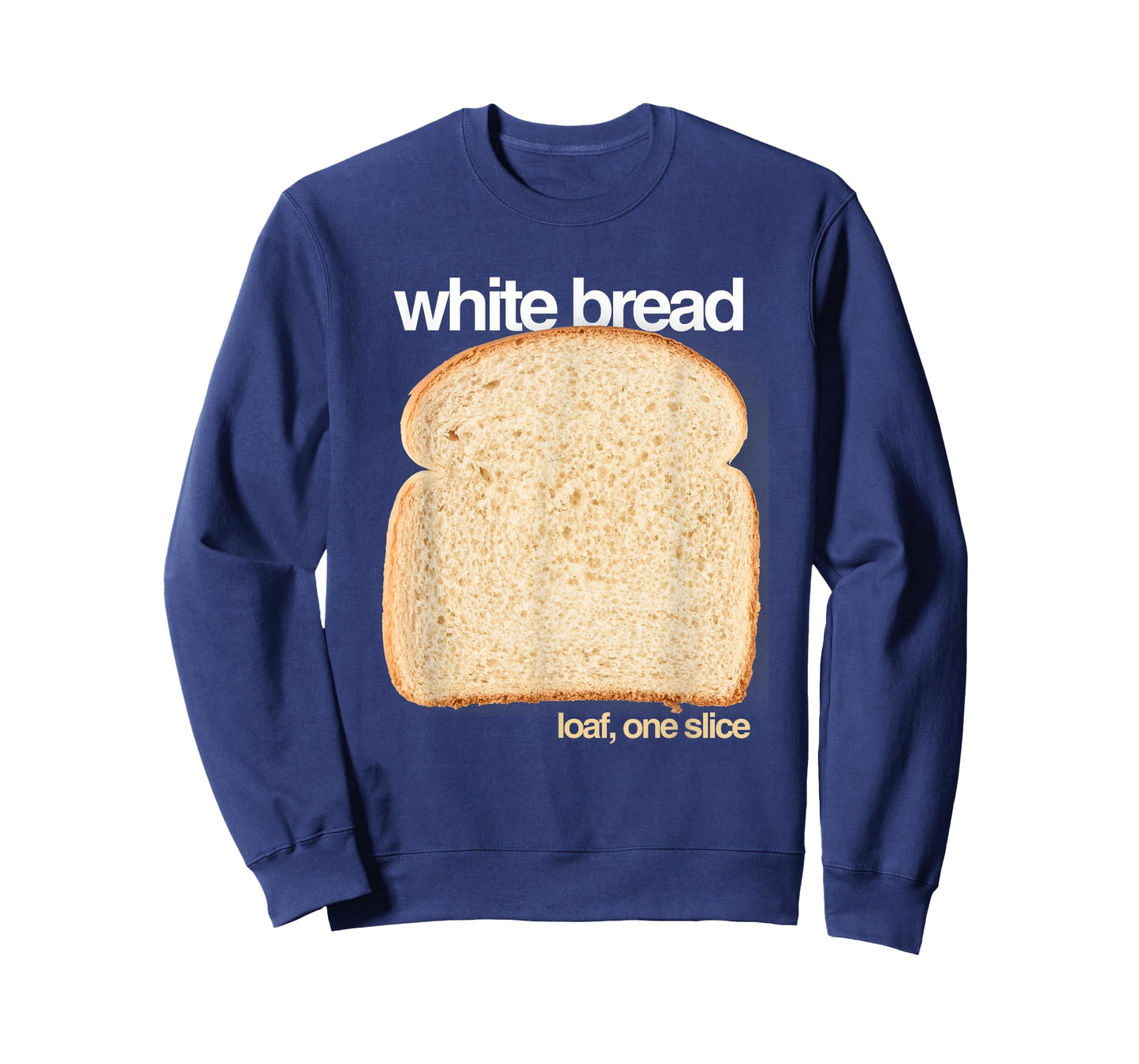 White Bread Minimalist Food Design for Carb Lovers T-Shirt