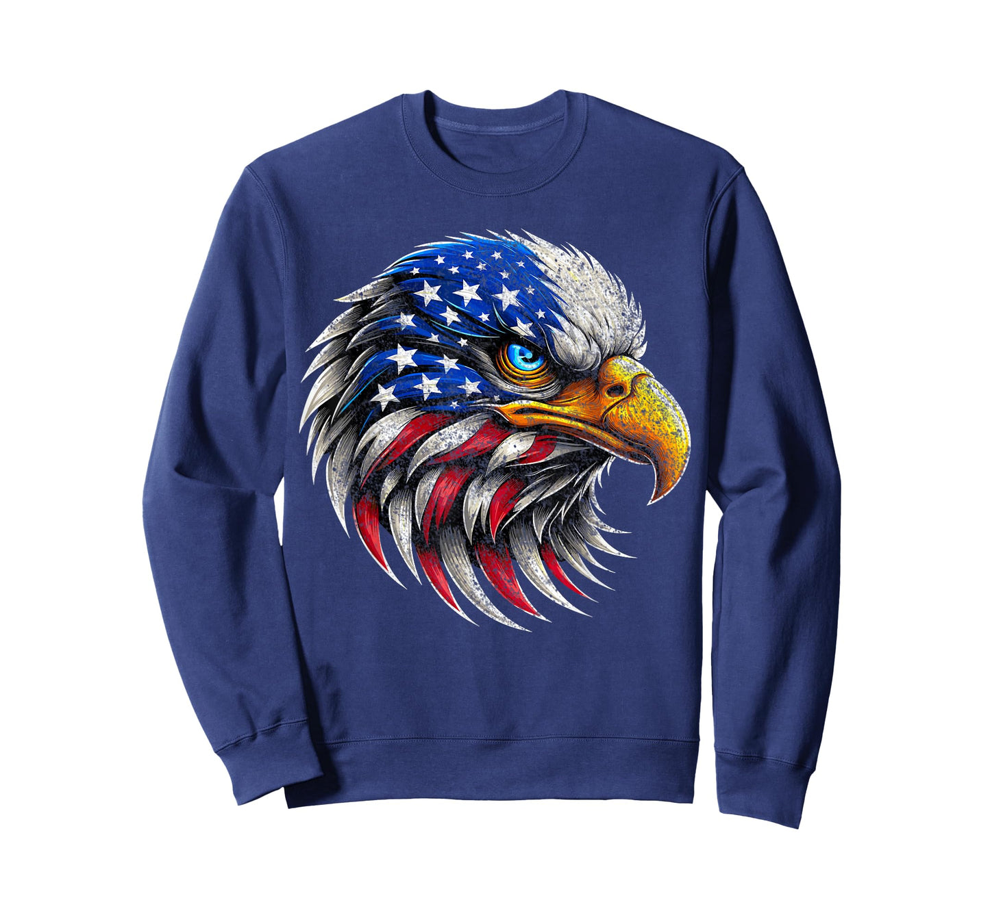 Bald Eagle Patriotic American Flag 4th Of July T-Shirt