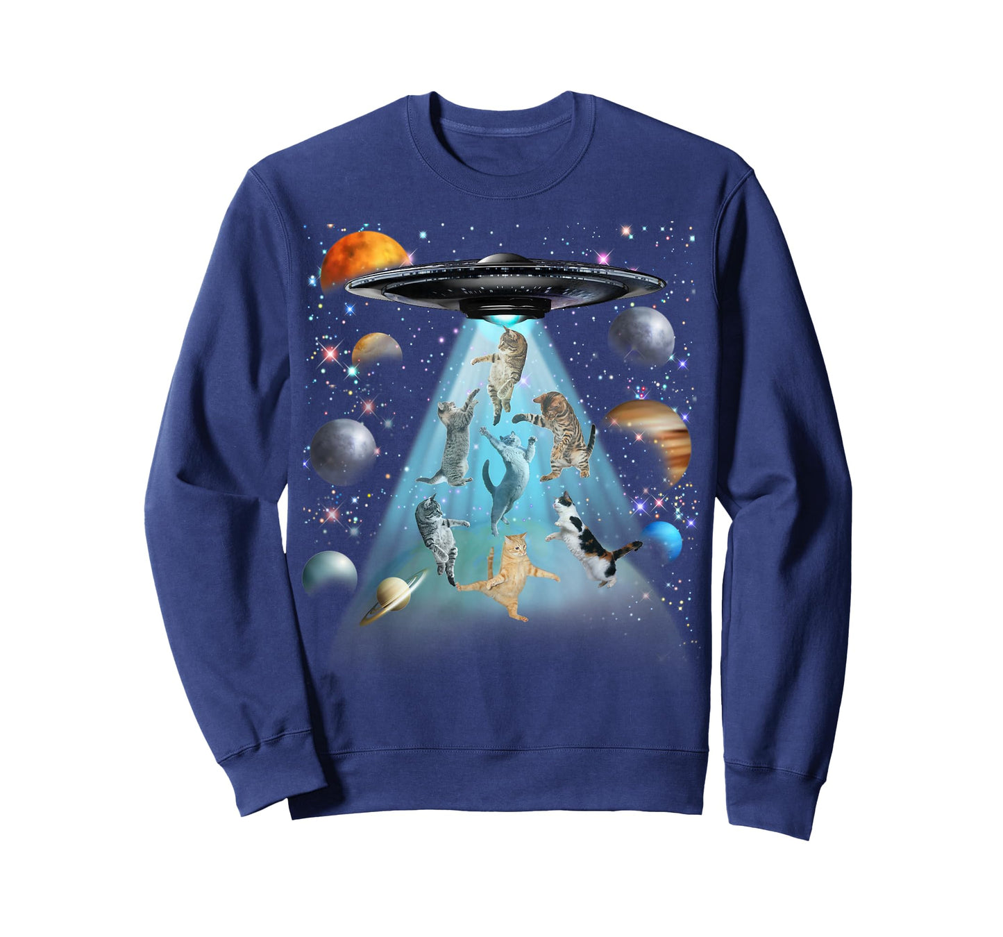 Galaxy Cat Funny T-Shirt for Cat Dad & Mom Lovers