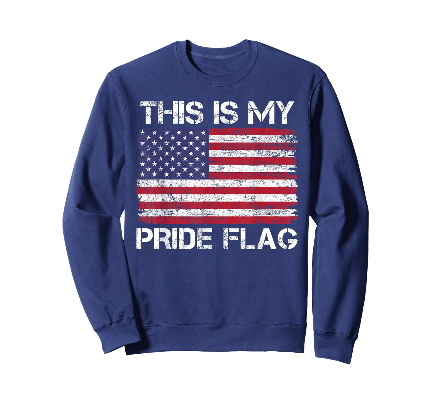 This is My Pride Flag USA American 4th of July Patriotic T-Shirt