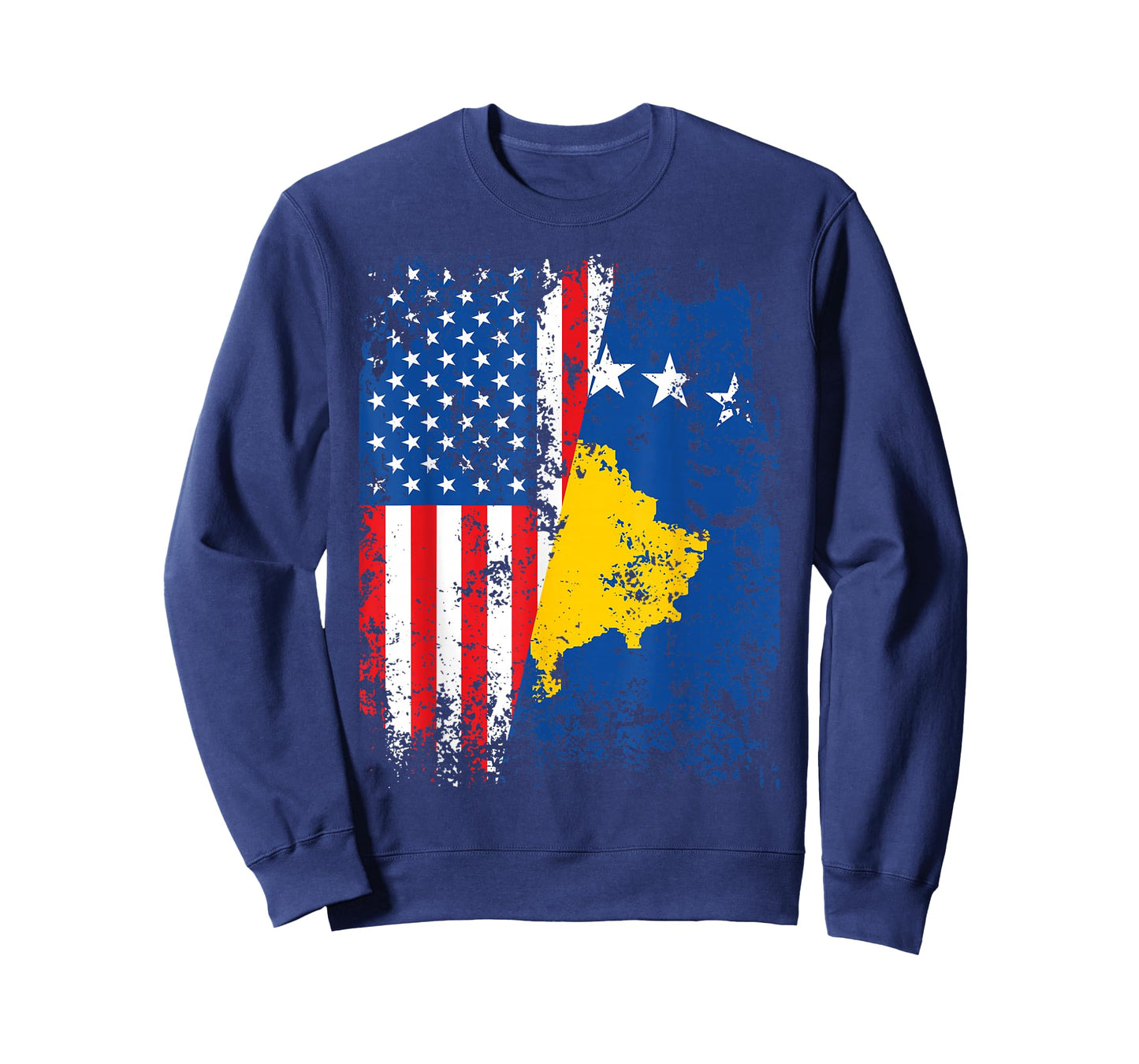 Kosovo American Flag USA Kosovar USA Flag T-Shirt