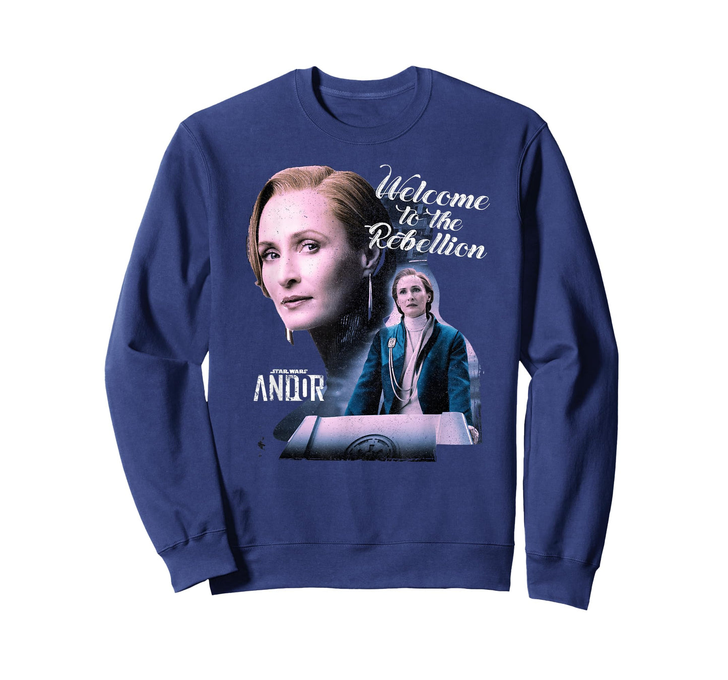 Star Wars Andor Mon Mothma Welcome To The Rebelion Distress T-Shirt