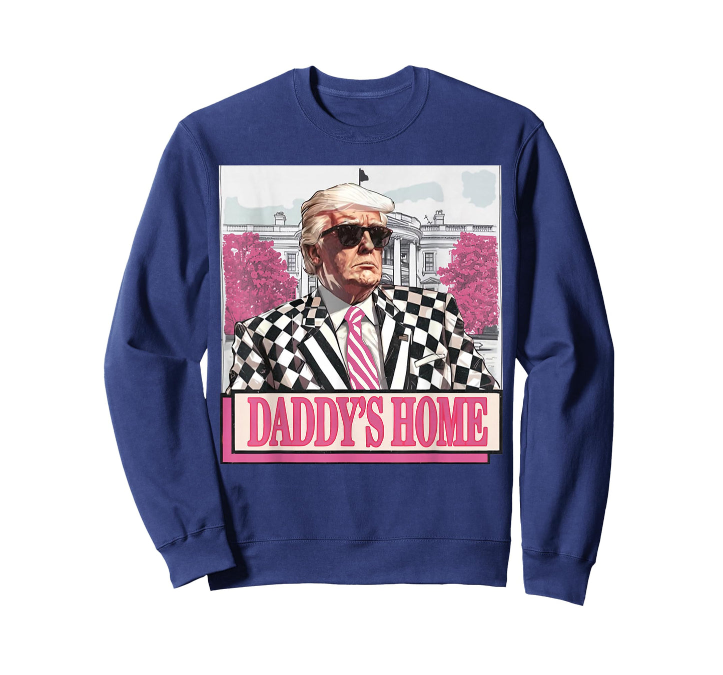 Take America Back Daddy's Home Funny Pink Donald Trump 2024 T-Shirt