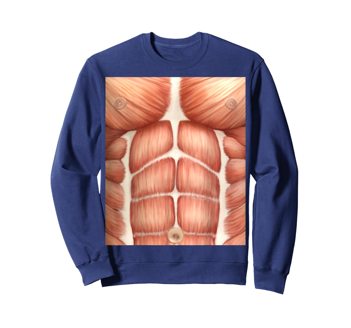 Chest Six Pack Abs Muscles Anatomy Costume T-Shirt