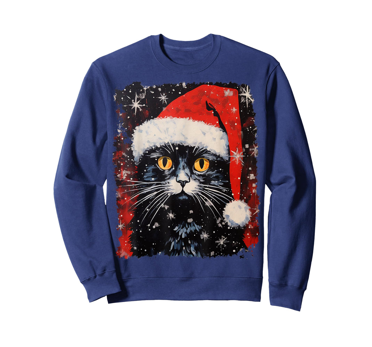 Christmas Black Cat T-Shirt