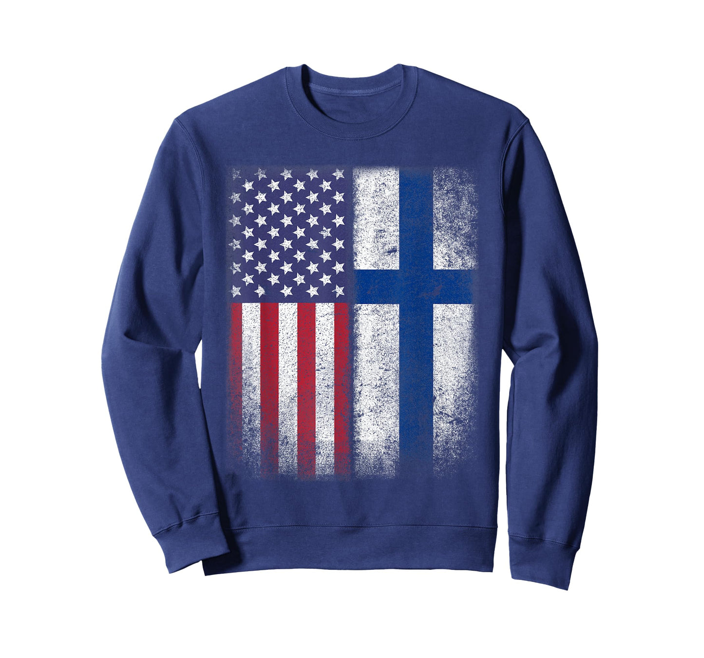 Finnish American Flag Finland Usa Sisu Suomi Gift T-Shirt