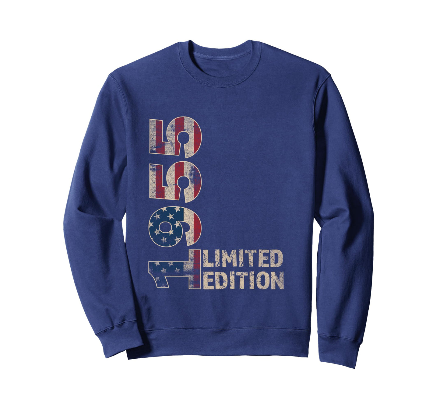 70th Birthday Gift men Vintage born 1955 turning 70 Year Old Long Sleeve T-Shirt