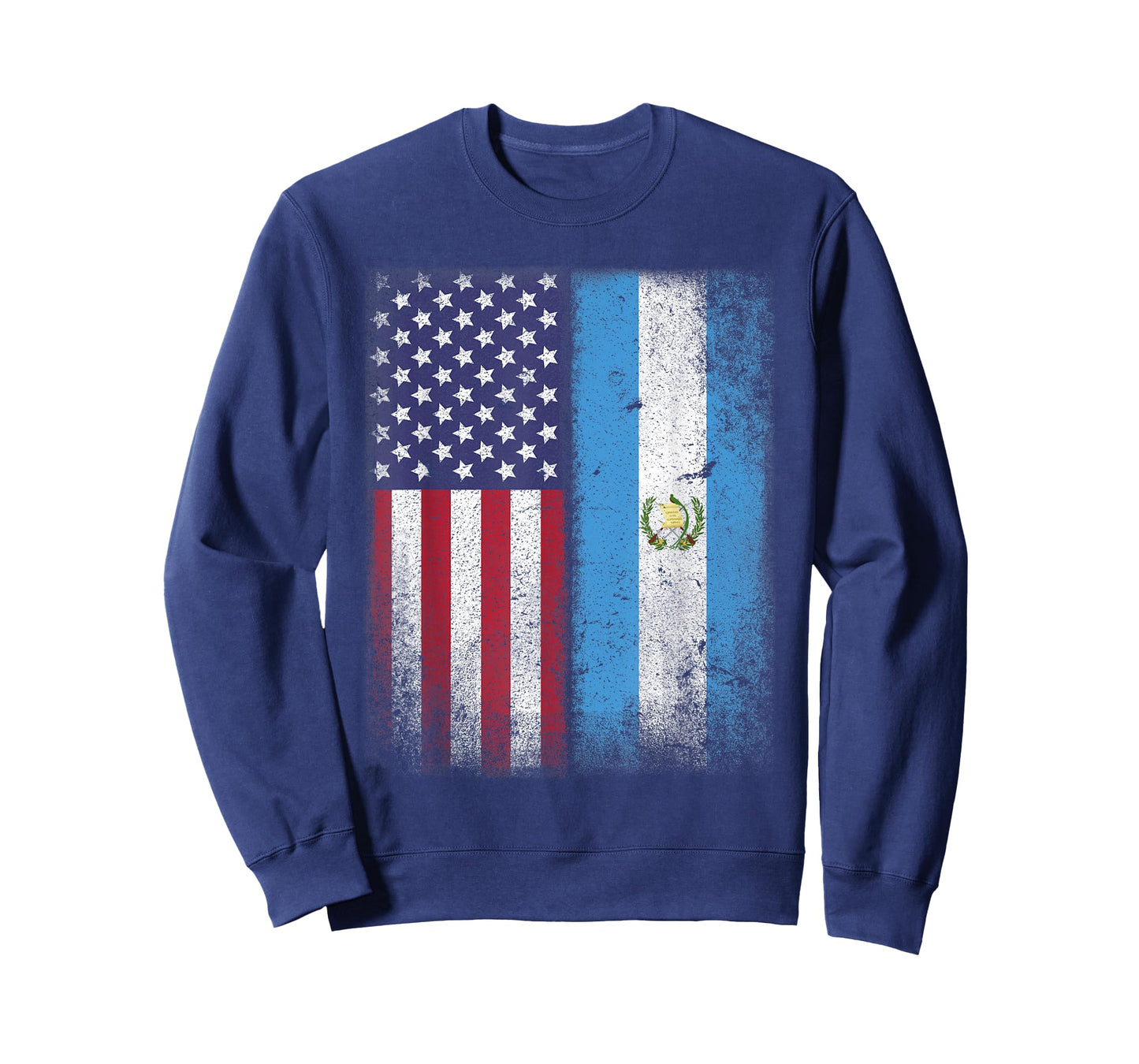Guatemala Usa Flag Guatemalan American Gift Half America T-Shirt