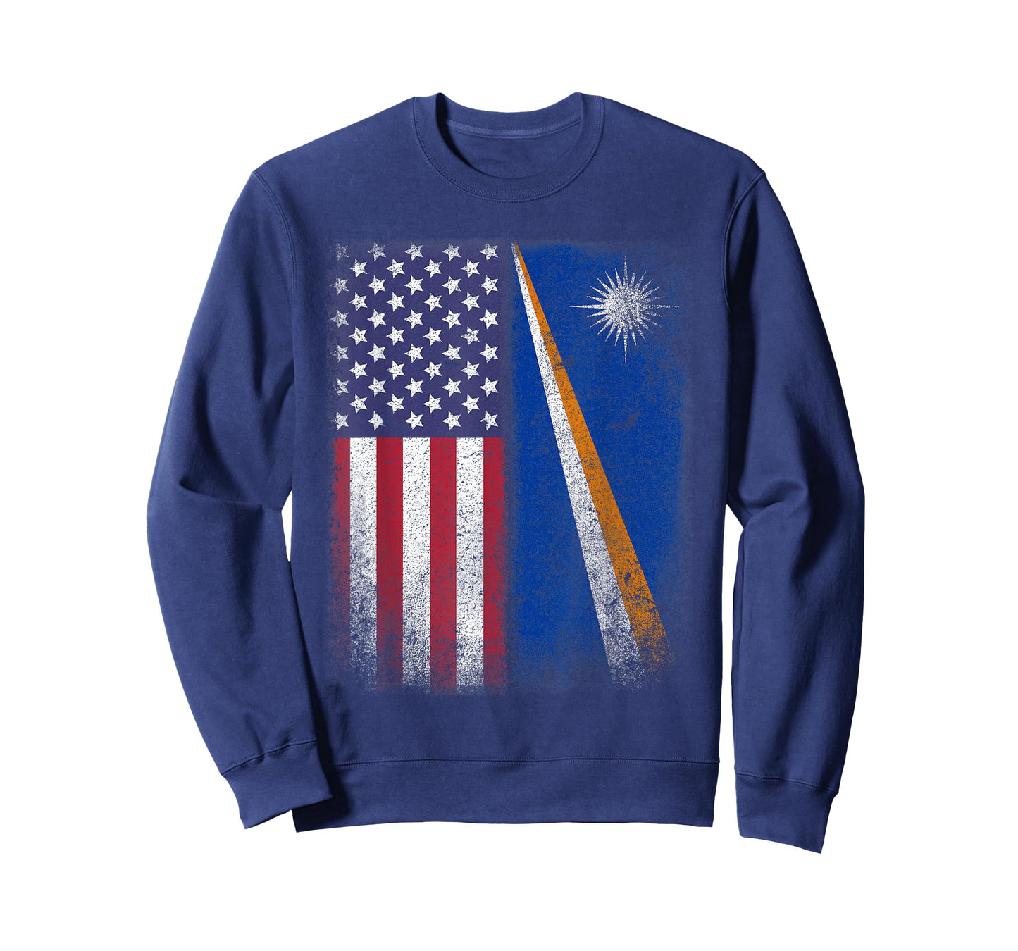 Marshall Islands Usa T-shirt Marshallese American Flag