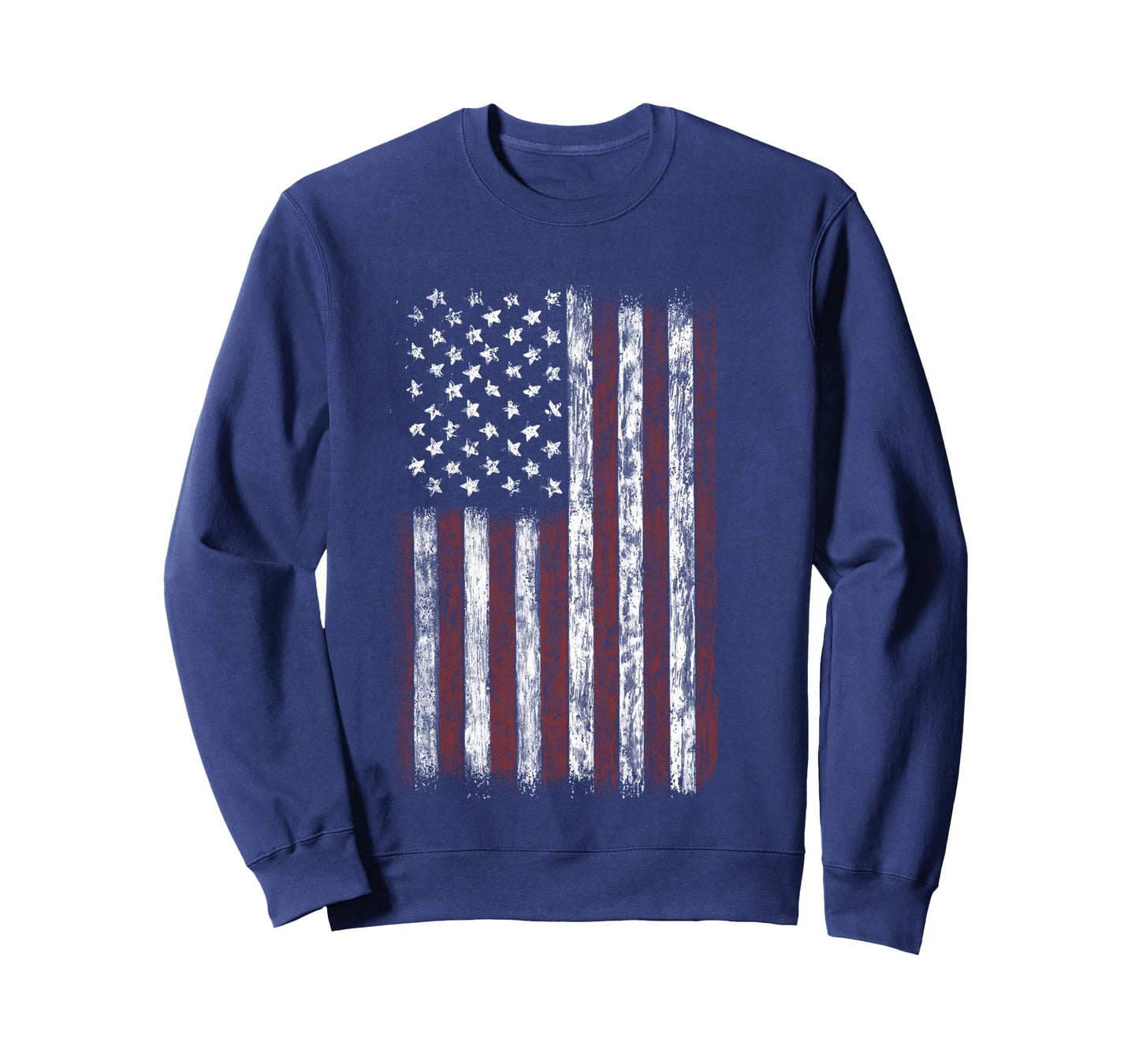 Vintage American Flag Long Sleeve Shirt Men USA Flag T-Shirt Long Sleeve T-Shirt