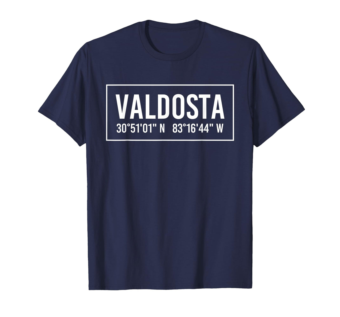 VALDOSTA GA GEORGIA Funny City Coordinates Home Roots Gift T-Shirt