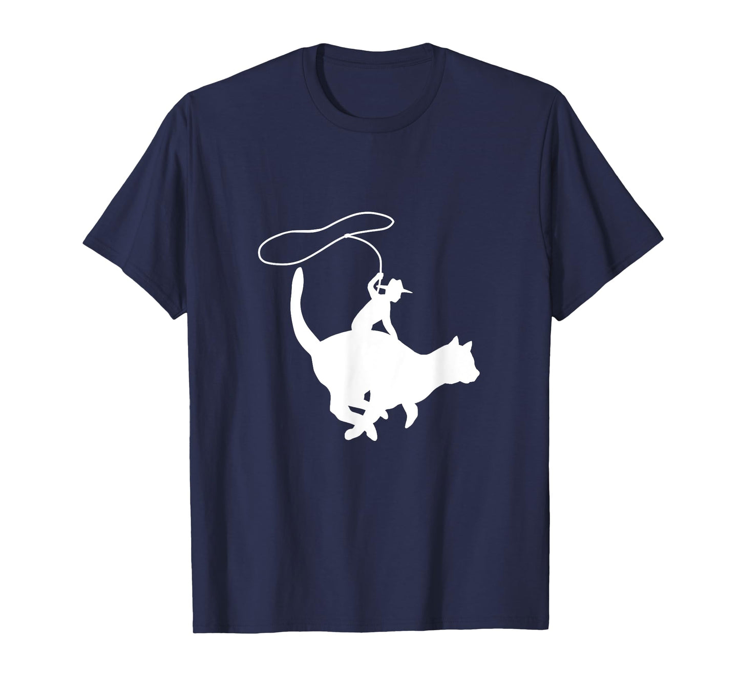Cowboy Cat Herder on Cat T-Shirt