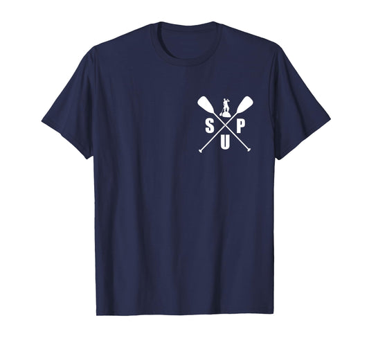 SUP T Shirt Stand Up Paddle Boarding Tee Surf Board Surfing T-Shirt