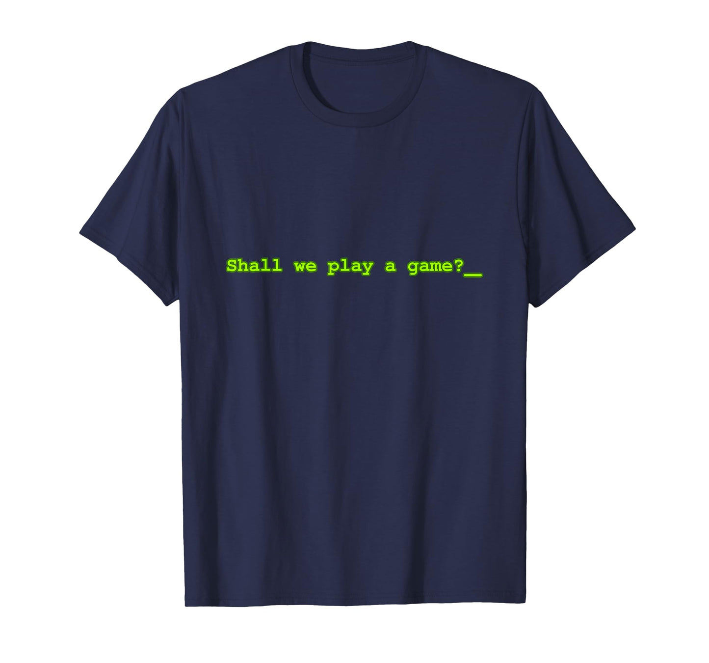 SHALL WE PLAY A GAME T-SHIRT: CLASSIC VIDEO GAME GAMER SHIRT T-Shirt