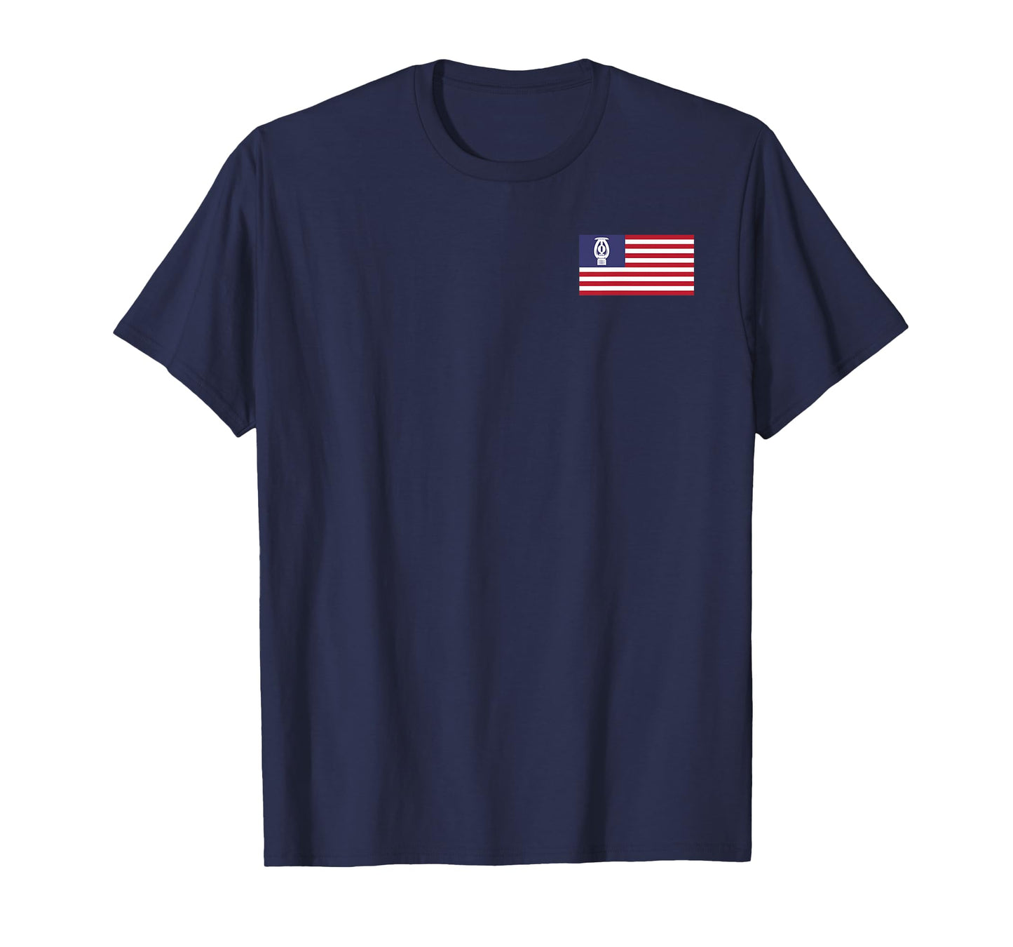 Fire Sprinkler Head American Flag T-Shirt