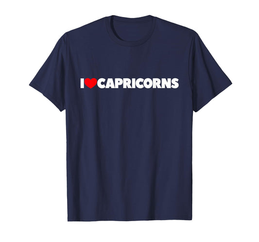 I Love (Heart) Capricorns T-Shirt