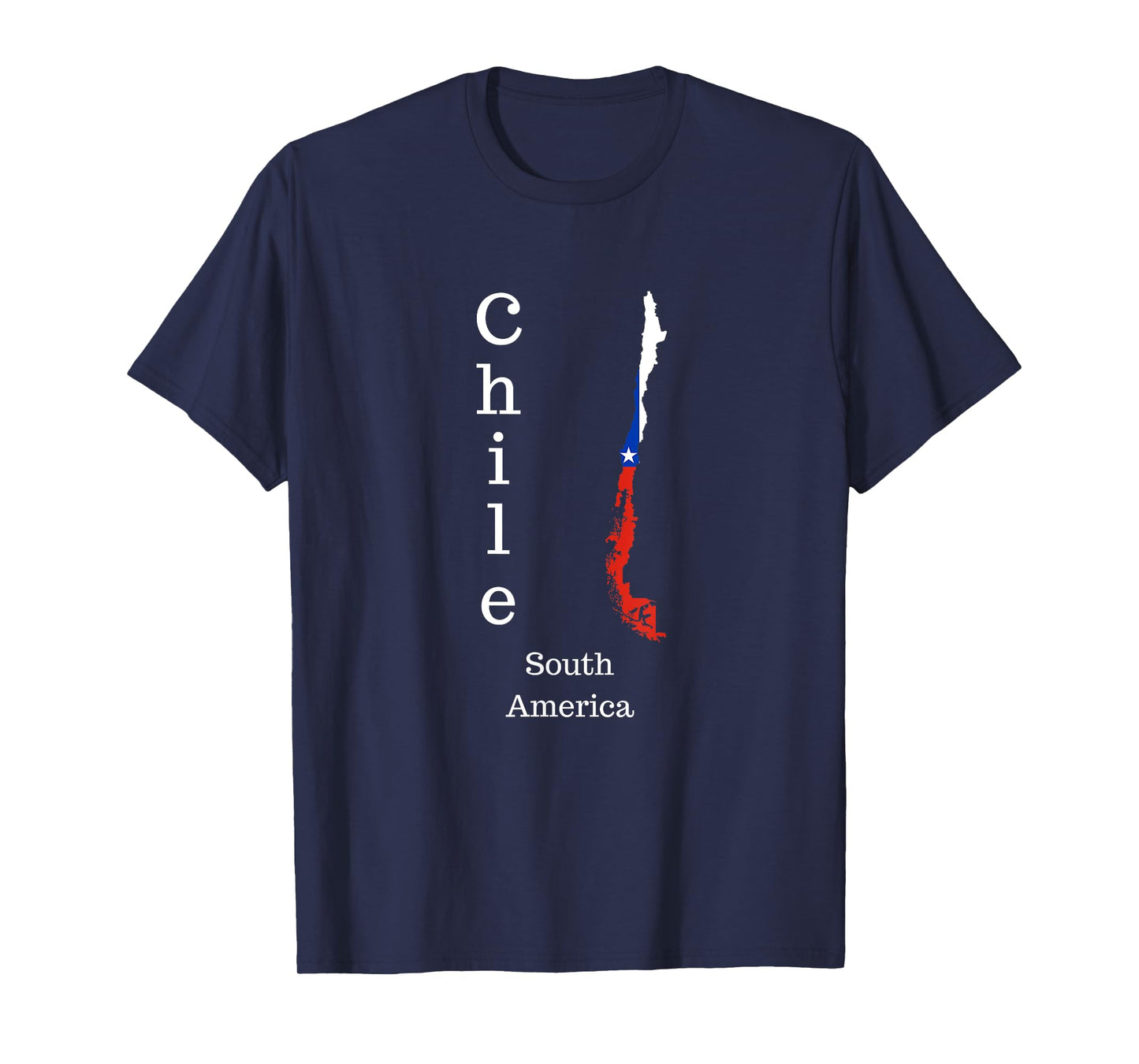 Map of Chile South America t-shirt T-Shirt