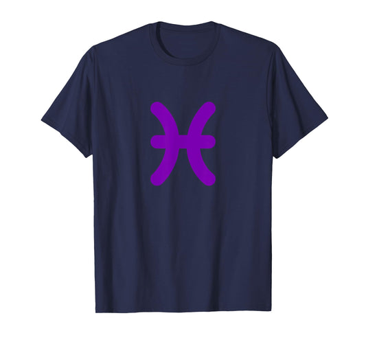 Pisces Symbol Zodiac Sign Horoscope T-Shirt
