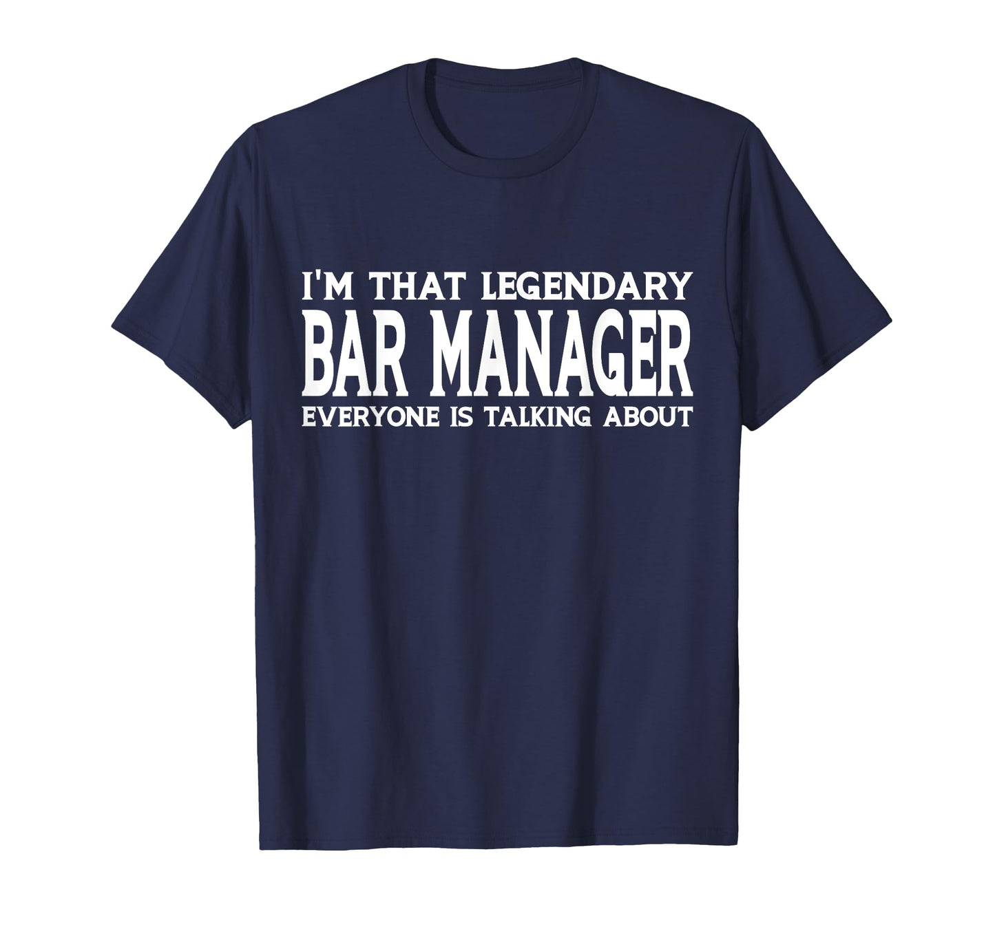 Bar Manager Job Title Employee Funny Worker Bar Manager T-Shirt