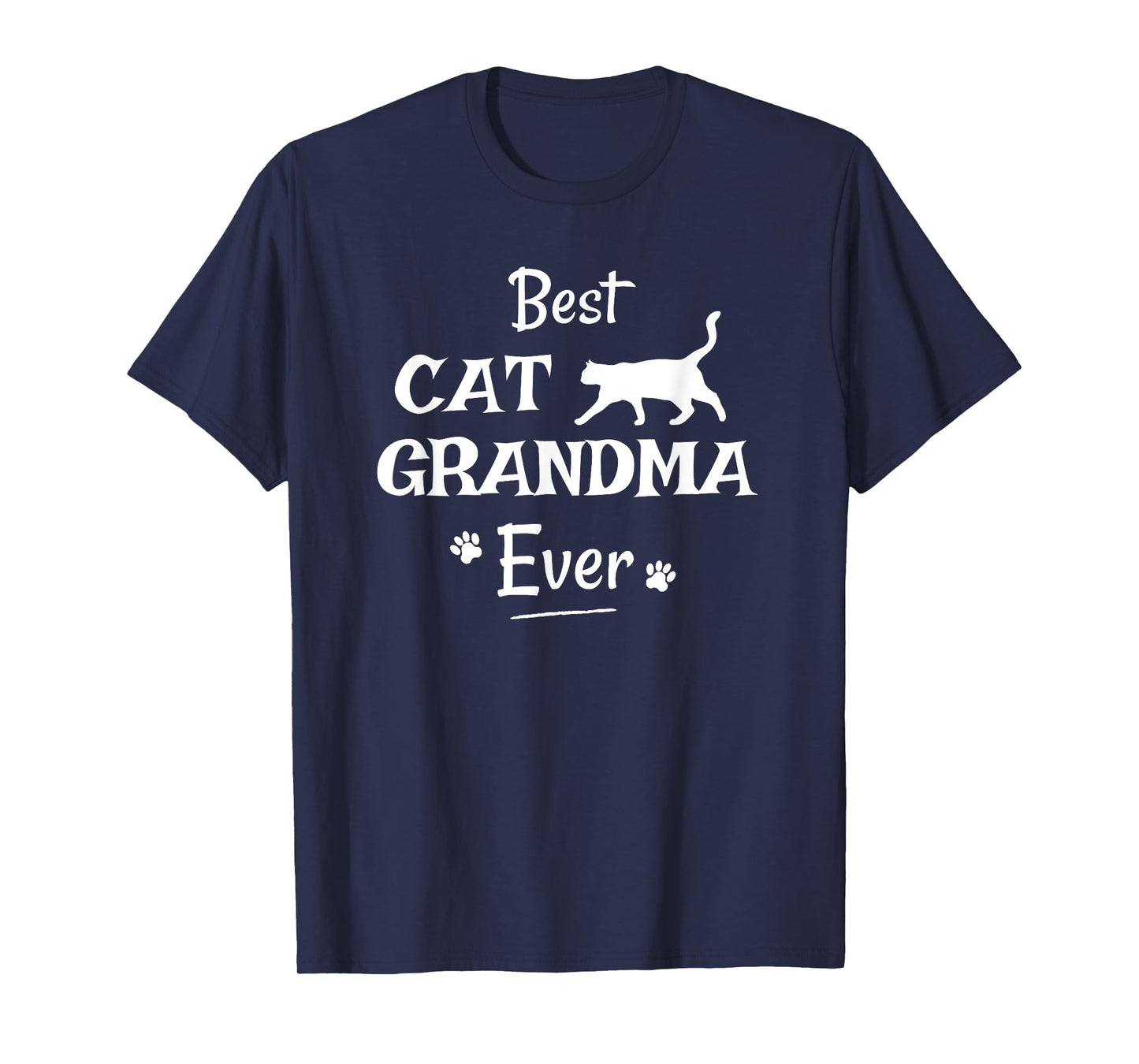 Best Cat Grandma Ever T Shirt Novelty Gift From Cat Shirt T-Shirt for Men Women