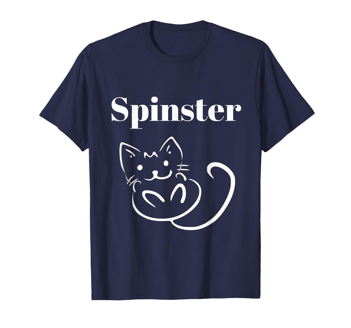 Spinster Cat, funny single girl gift T-Shirt
