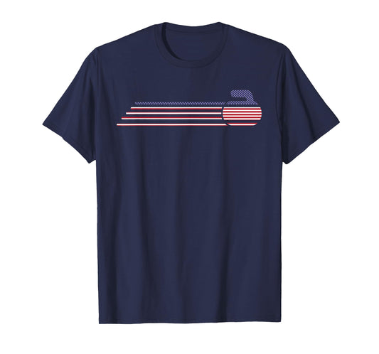 USA Team Curling Jersey Winter Sports Lover Gifts Women Men T-Shirt