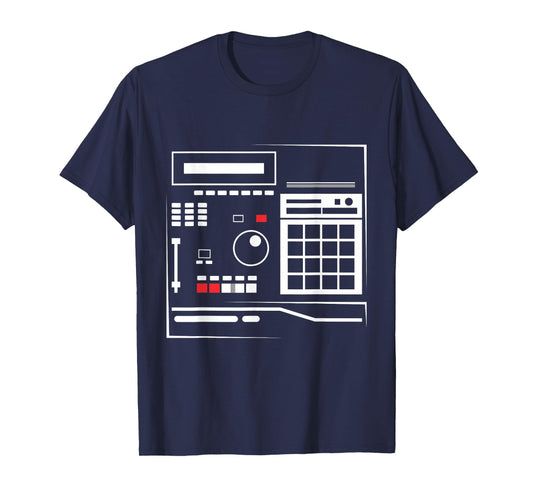 Mens MPC Drum Sampler Shirt Gifts Hiphop Music Lover Shirt T-Shirt