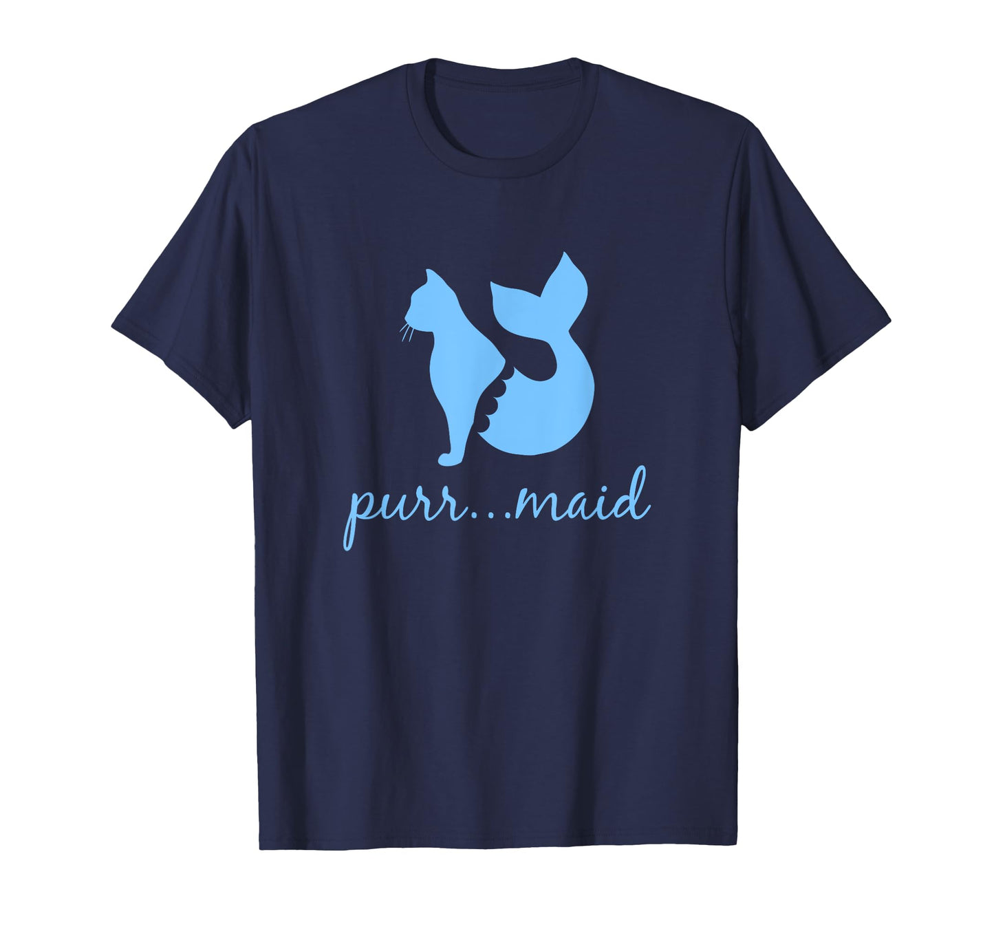 Purrmaid - Funny Cat Lady Mermaid Feline Lover T-Shirt