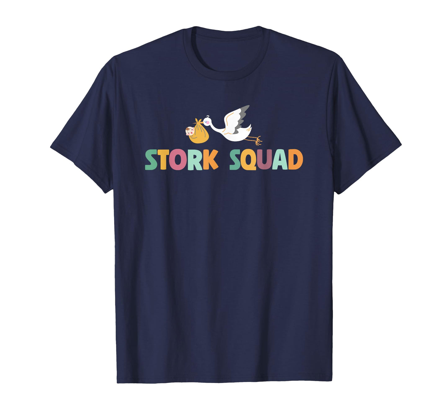 Cute Stork Squad L&D Nurse T-Shirt