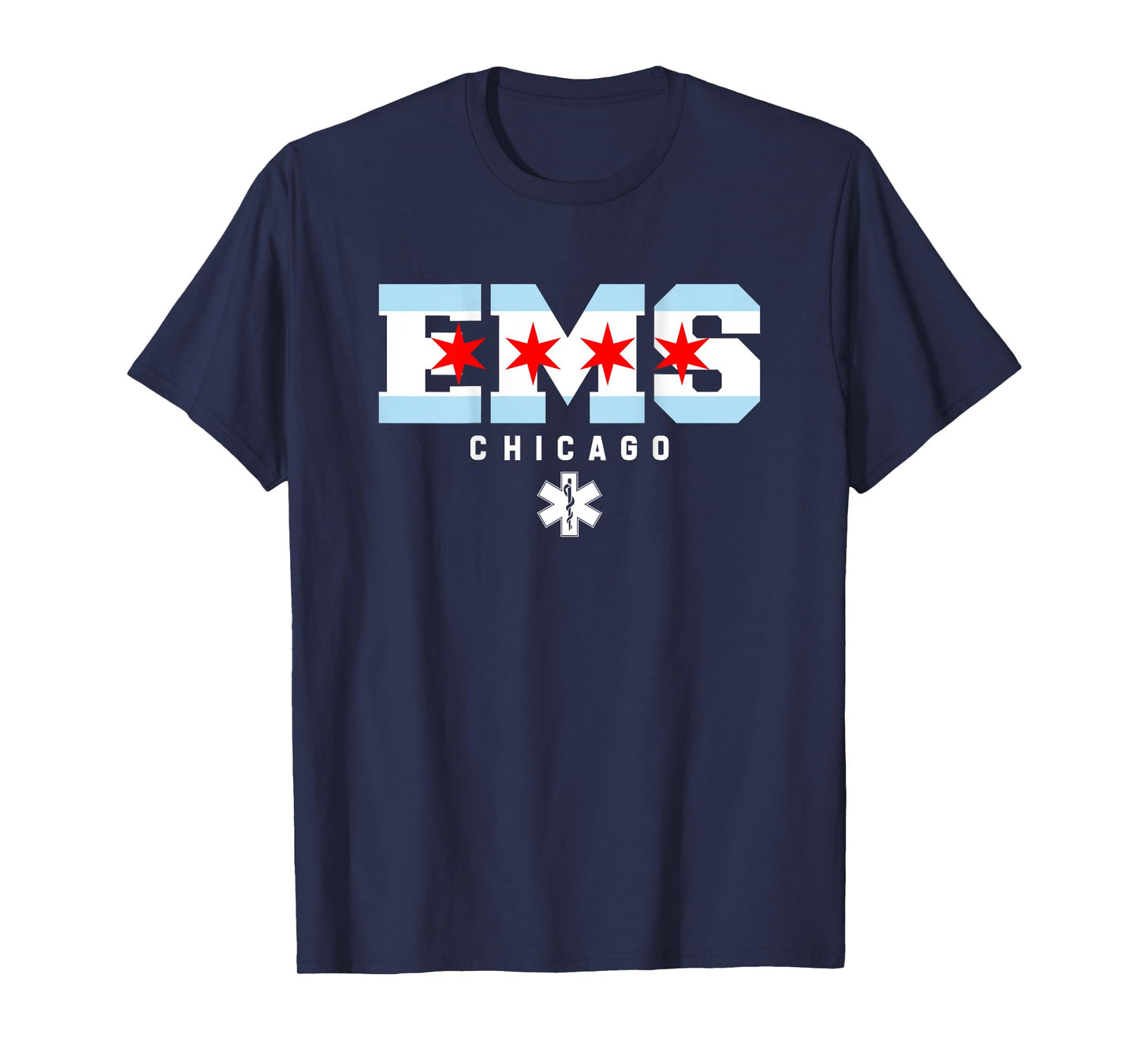 Chicago Illinois EMS Emergency Medical Services EMT Duty T-Shirt