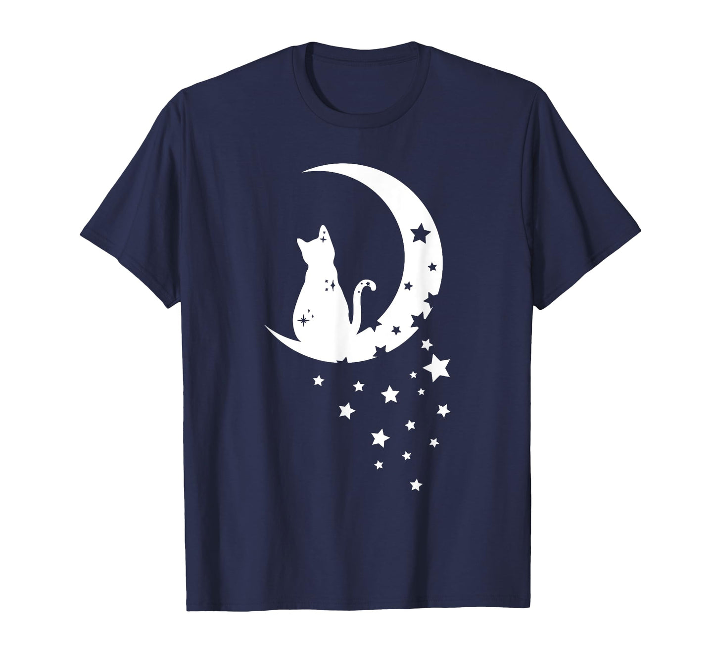 Cat Moon Star For Cat Lovers Kid Men Women T-Shirt