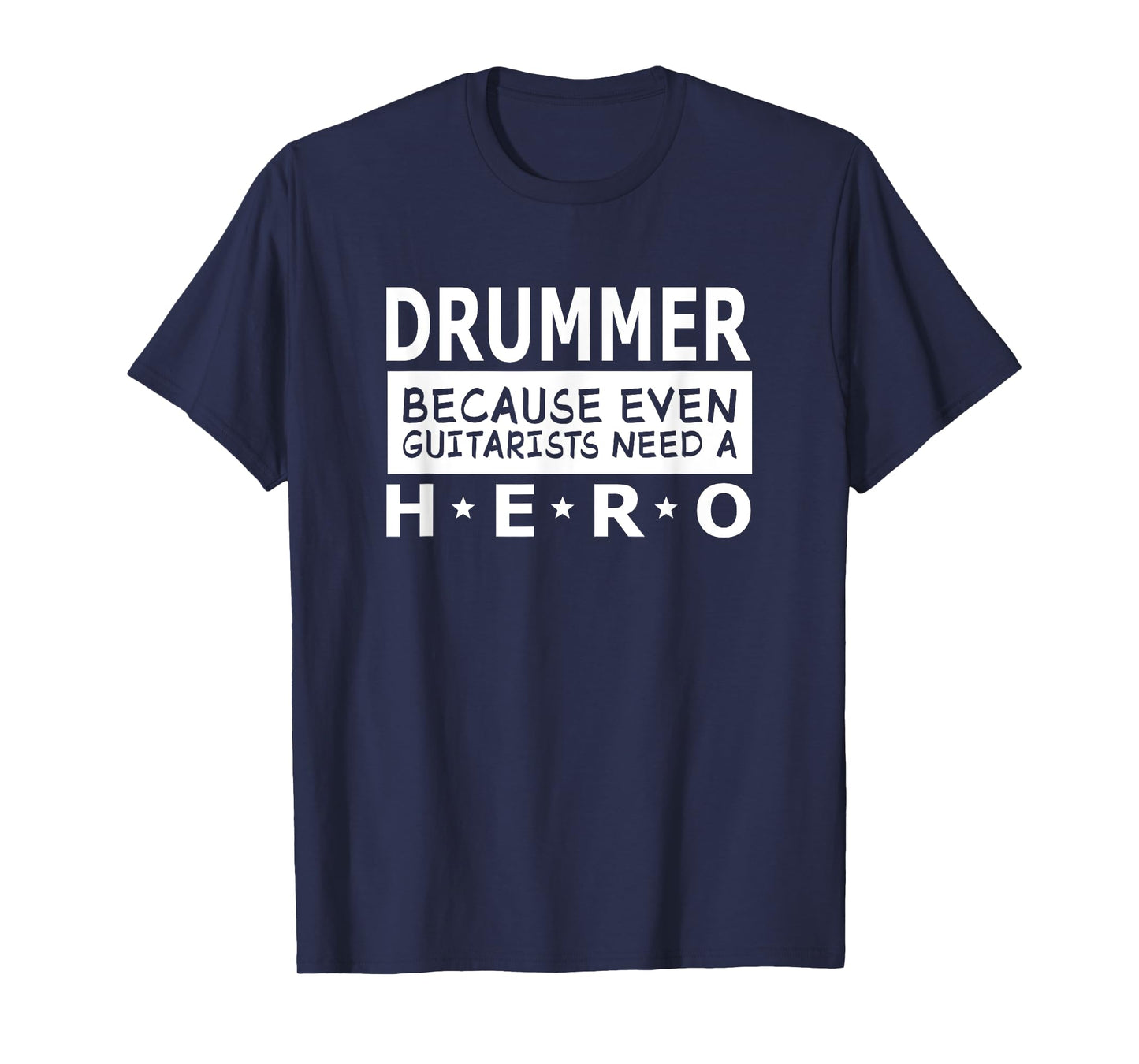 Funny Drummer Quotes I Guitarist Hero Drumset Drums T-Shirt