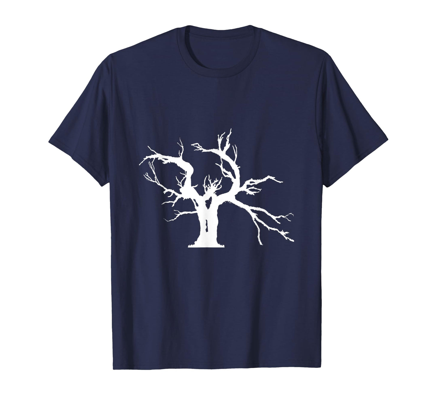 Scary Evil Eden Tree of Life Natural Silhouette Dark Forest T-Shirt